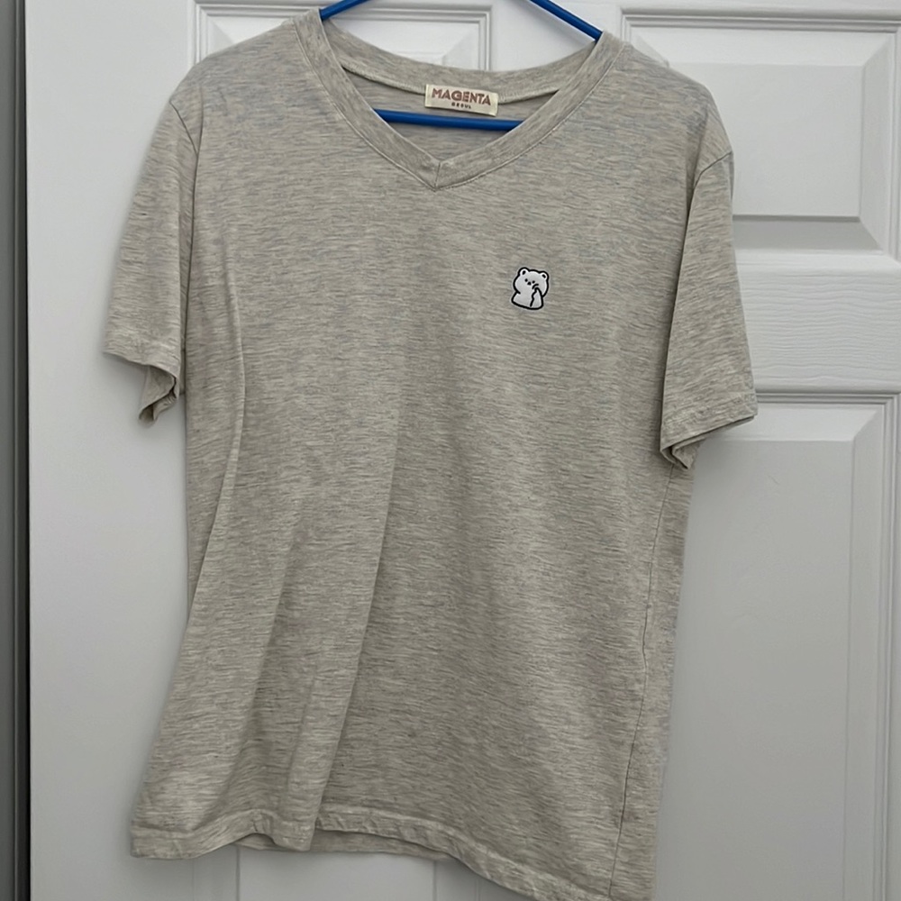Cream colored Magenta Seoul shirt